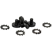 BERETTA Juego de tornillos de cabeza ranurada con mango hexagonal para serie 92-96-98- 4 tornillos y 4 arandelas- negro…